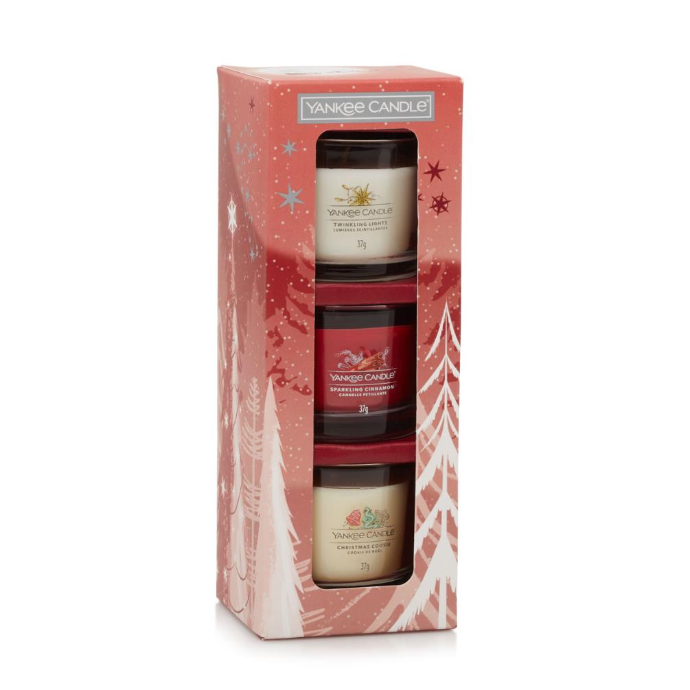 Yankee Candle 3 Filled Votive Candle Christmas Gift Set Extra Image 2